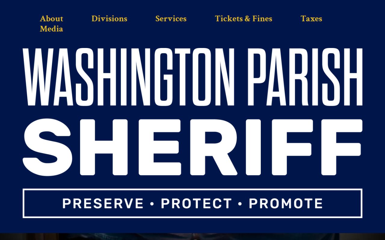 Washington Parish criminal history sheriff office channels