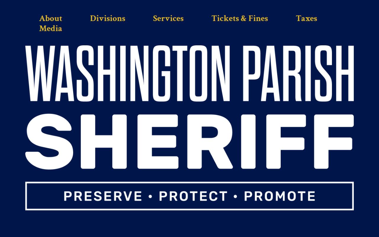 Washington Parish arrest lookup and jail corrections information
